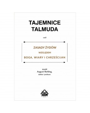 Tajemnice Talmuda - okładka przód
Przednia okładka książki Tajemnice Talmuda