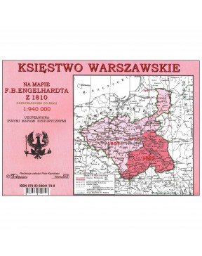 Księstwo Warszawskie - mapa