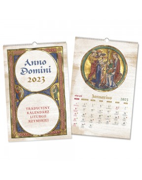 Kalendarz Tradycji 2023 - przód
Przód kalendarza tradycji na 2023 rok