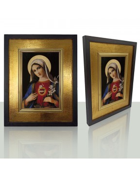 Obraz złocony Serce Maryi -...