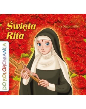 Święta Rita kolorowanka