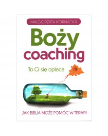 Boży coaching - okładka przód
Przednia okładka książki Boży coaching Małgorzaty Kornackiej